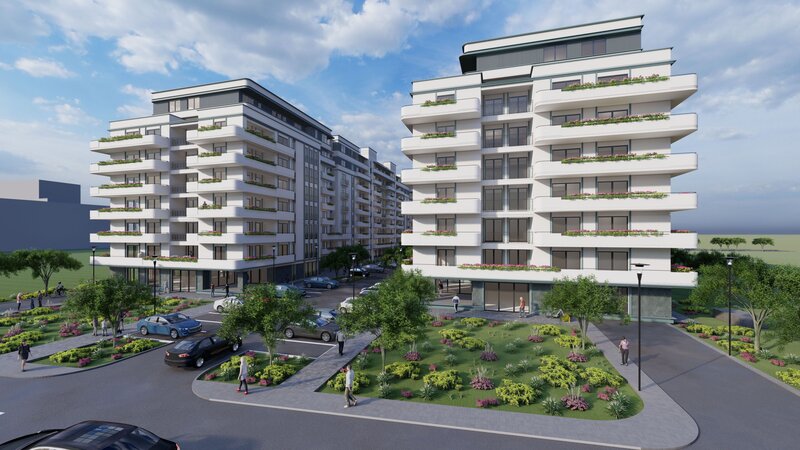 Pipera Plaza, apartament 2 camere, bloc finalizat.